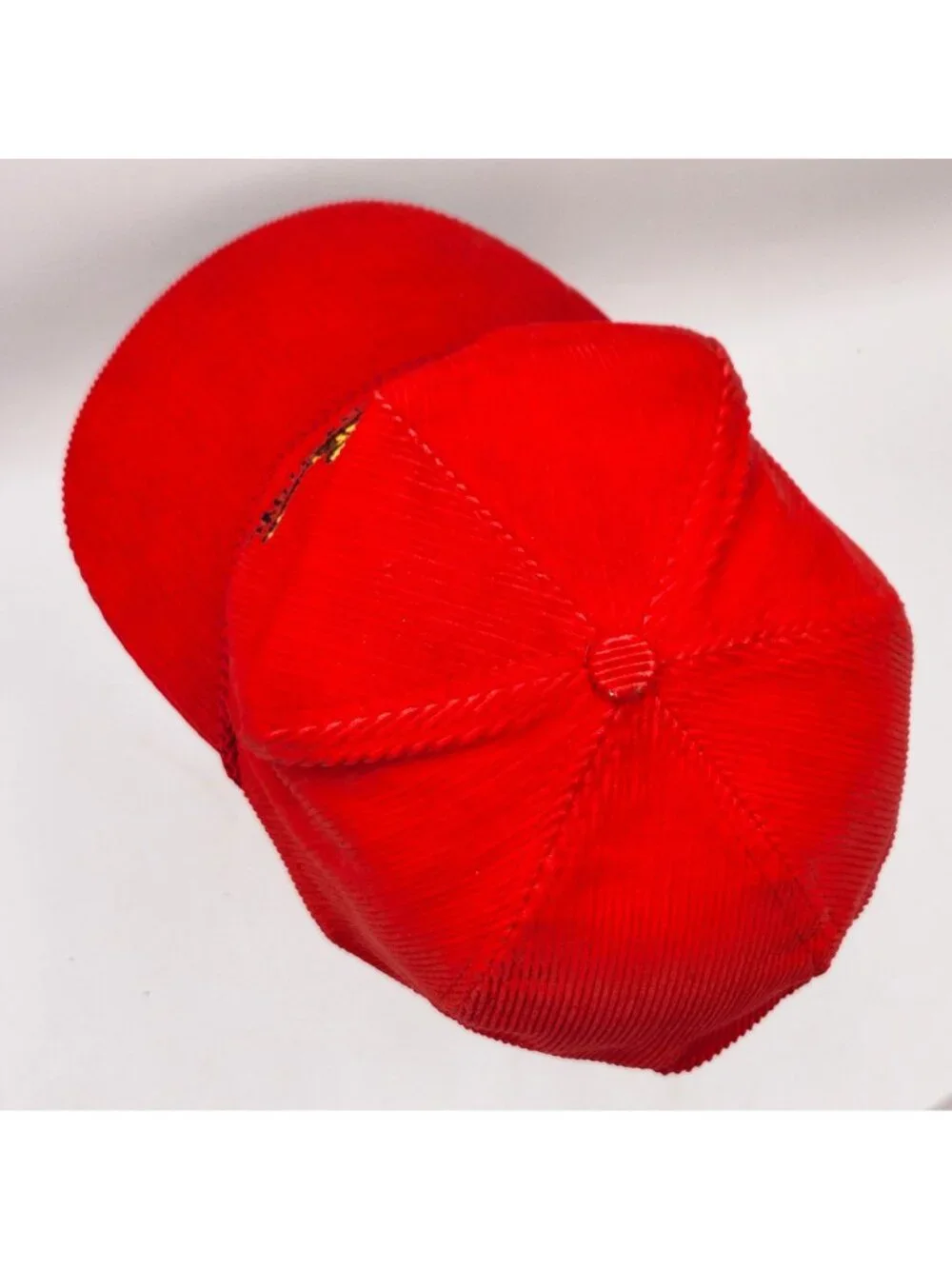 Panella Trucking Inc Red Corduroy Zipper Back Hat By Otto Cap